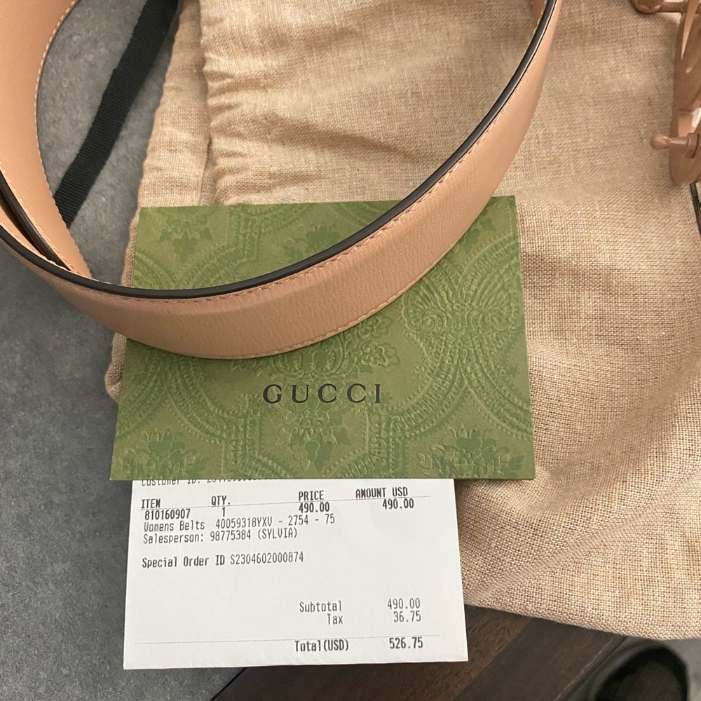 Gucci belt